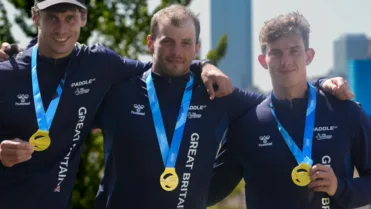 Adam Burgess Ryan Westley and Peter Linksted Team Gold World Champs 2026