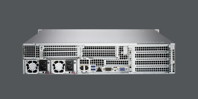 2 U Rack Rear 1000 5
